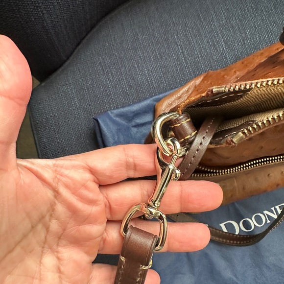 Dooney & Bourke brown ostrich purse - Picture 15 of 16